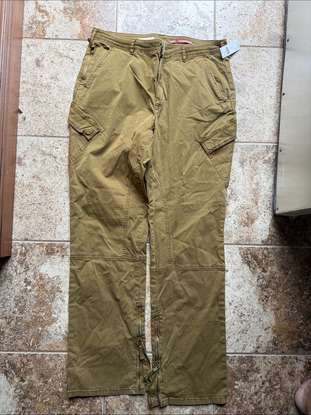 NWT Pilcro Olive Cargo Utility Pants